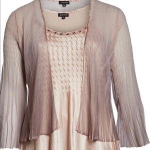 Komarov | Sheer Ombré Pleated Jacket | Size L